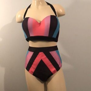 Women’s 2XL high-waisted two piece binki